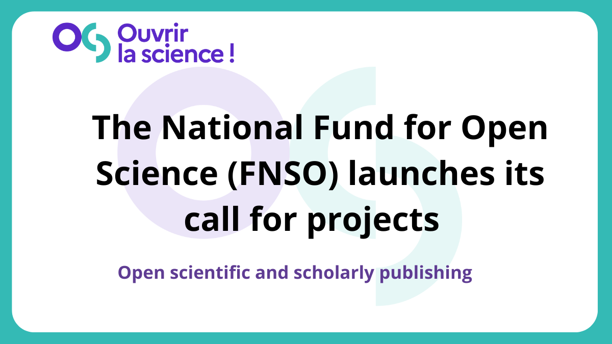 illustration Fourth Call for Projects of the National Fund for Open Science