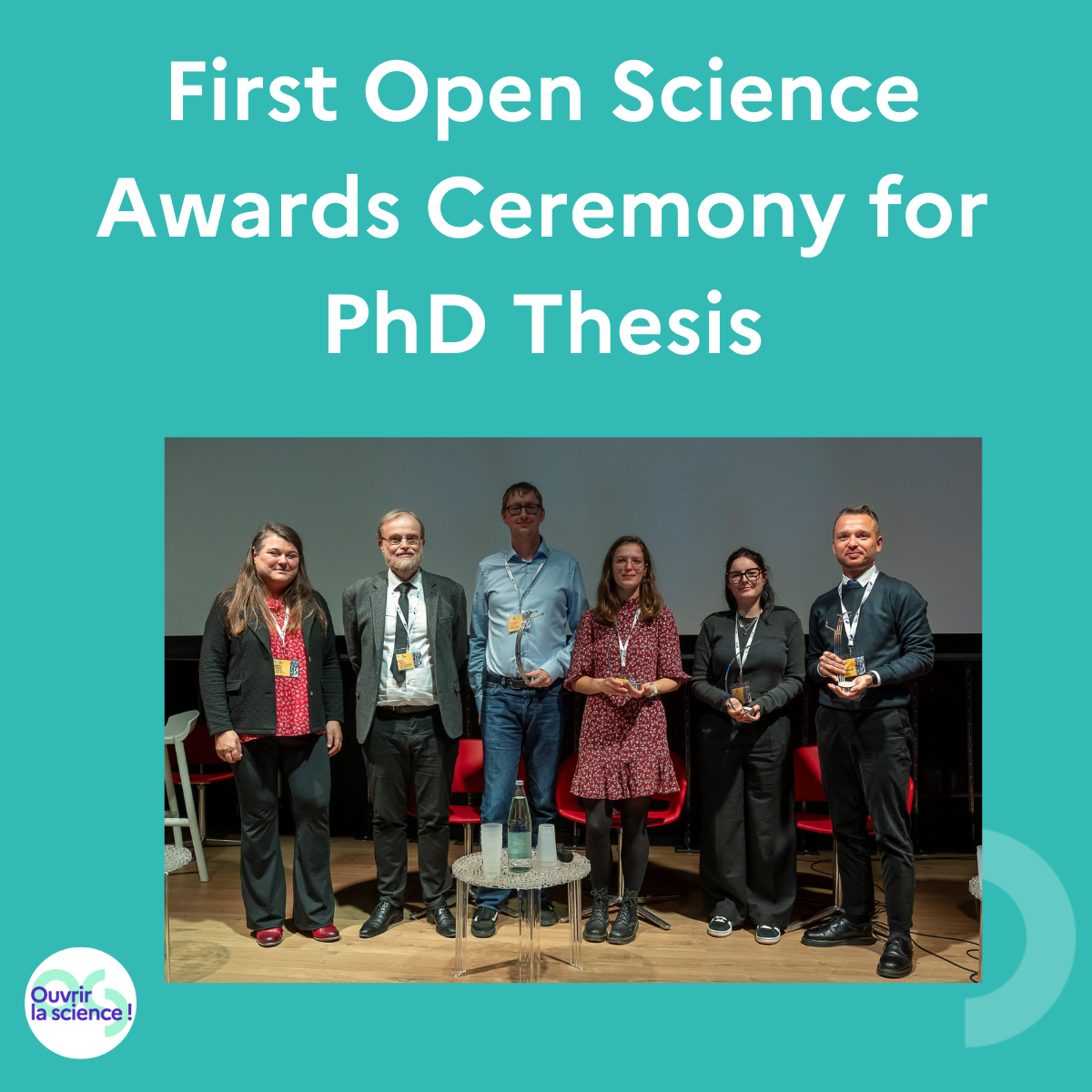 illustration First Open Science Awards Ceremony for PhD Thesis